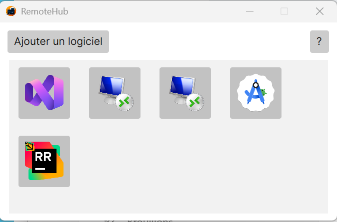 Capture d'écran de RemoteHub